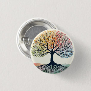 TREE OF LIFE 3 CM ROUND BADGE