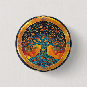Tree of Life 3 Cm Round Badge