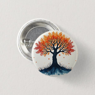 TREE OF LIFE 3 CM ROUND BADGE