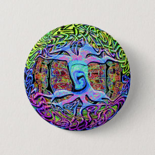 Tree of Life 6 Cm Round Badge