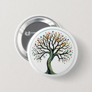 Tree of Life 6 Cm Round Badge