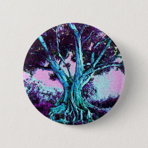 Tree of Life 6 Cm Round Badge