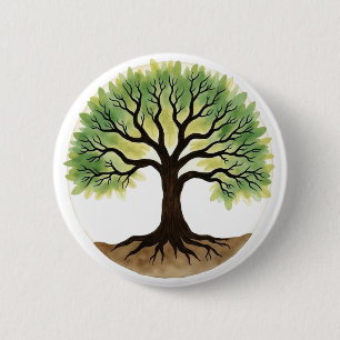Tree of Life 6 Cm Round Badge