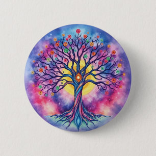 Tree of Life 6 Cm Round Badge