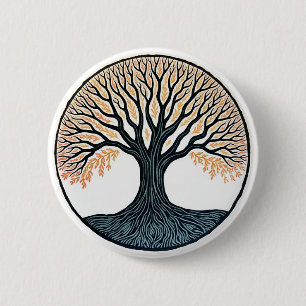Tree of Life 6 Cm Round Badge