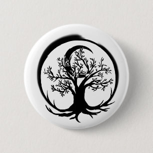 Tree of Life 6 Cm Round Badge