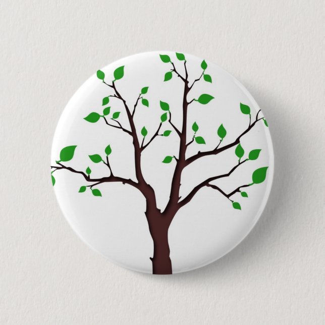 Tree of Life 6 Cm Round Badge (Front)