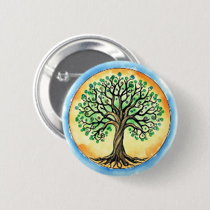 Tree of Life 6 Cm Round Badge