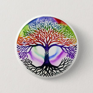 Tree of Life 6 Cm Round Badge