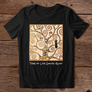 Tree of Life Abstract Gustav Klimt T-Shirt Tri-Blend Shirt