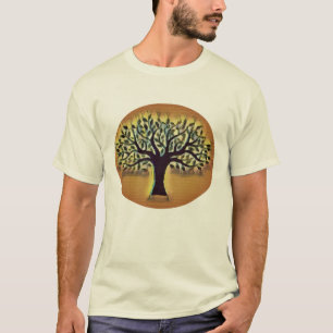 Tree of Life Abstract Nature Art T-Shirt