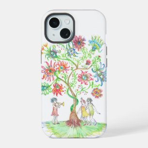 Tree of life and dancers iPhone 15 case