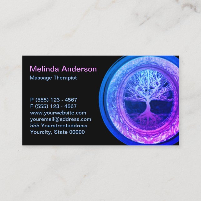 Tree of Life and Love Business Card (Front)