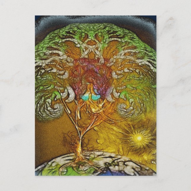 Tree Of Life Artwork Postcard (Front)