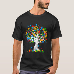 Tree Of Life Autism Awareness Month Asd Supporter T-Shirt