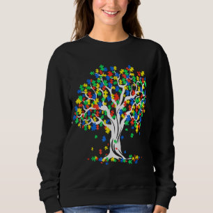 Tree Of Life Autism Awareness Month Tee Funny ASD 
