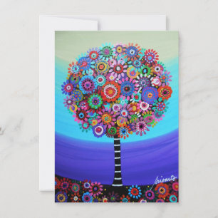 Tree of Life Bar Bat Mitzvah Invitations