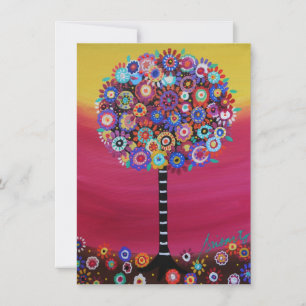 Tree of Life Bar Bat Mitzvah Invitations