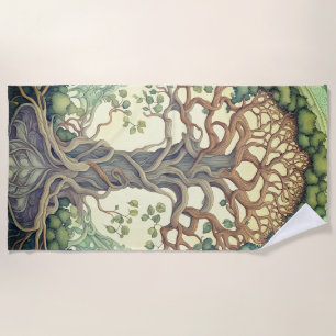 Tree of Life Beach Towel