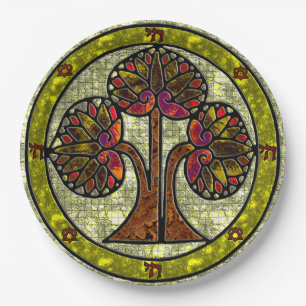 Tree Of Life Blessing  Paper Plate