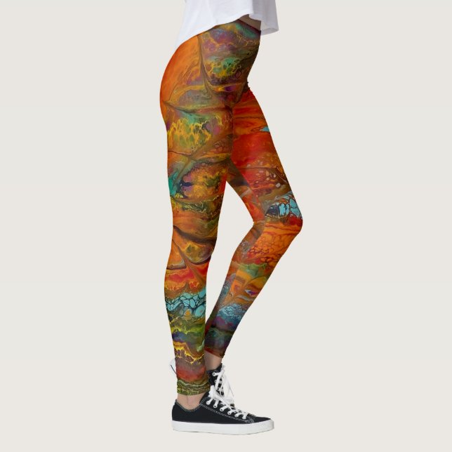 Tree of life blown away Leggings (Right)