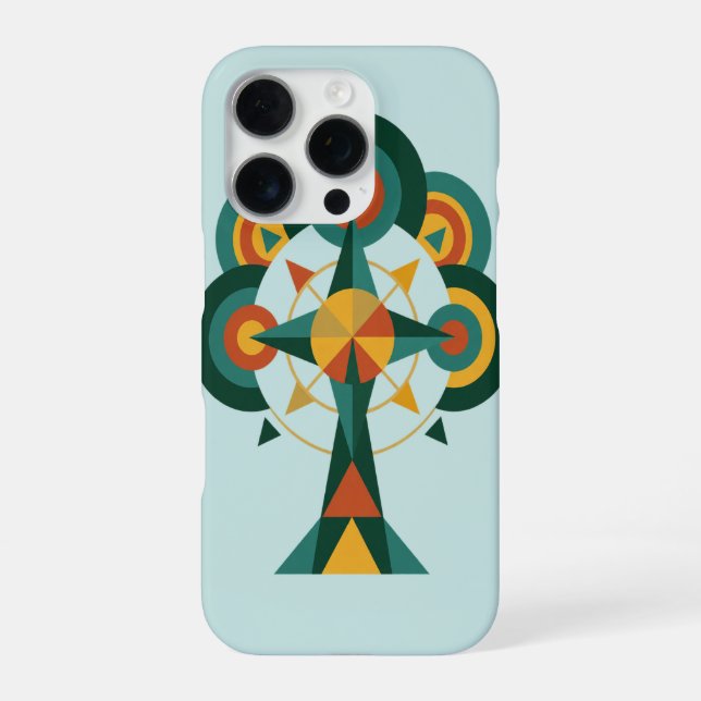  Tree of Life Boho Mandala Art iPhone Case (Back)
