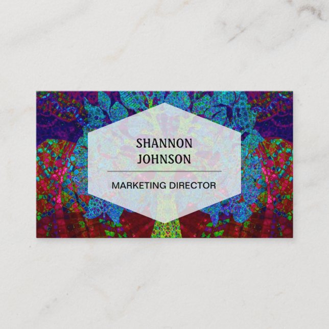 Tree of Life Boundless Enthusiasm Business Card (Front)