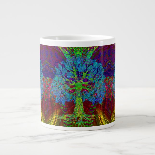 Tree of Life Boundless Enthusiasm Large Coffee Mug (Front)