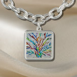 Tree Of Life Bracelet<br><div class="desc">This unique bracelet is decorated with a colourful Tree Of Life mosaic design.
Original Mosaic © Michele Davies.</div>