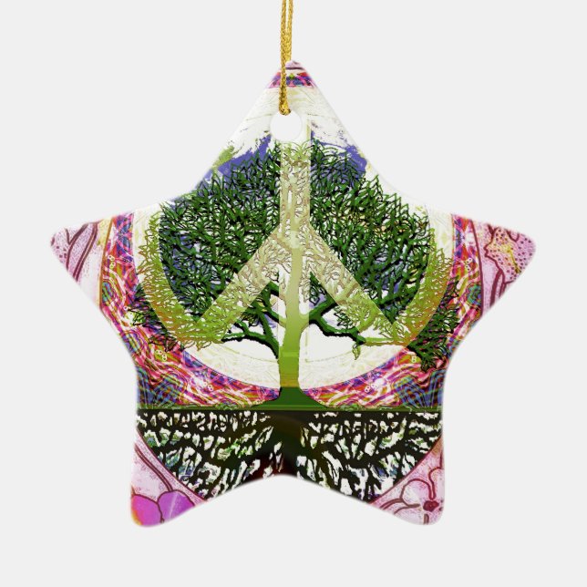 Tree of Life Breath of Life Ceramic Tree Decoration (Front)