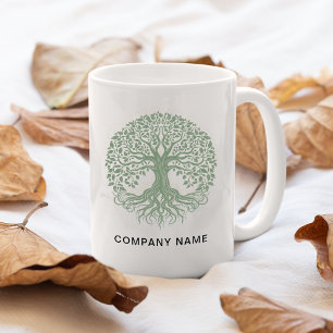 Tree of Life Business Logo Coffee Mug