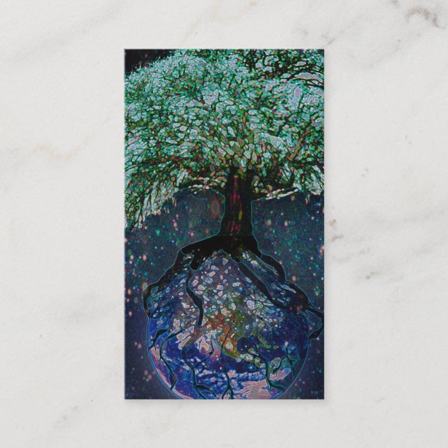 Tree of Life by Amelia Carrie Business Card (Front)