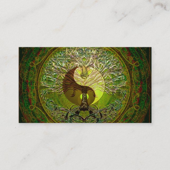 Tree of Life by Amelia Carrie Business Card (Front)