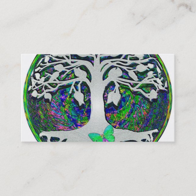 Tree of Life by Amelia Carrie Business Card (Front)