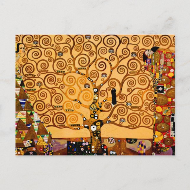 Tree of Life by Gustav Klimt Fine Art Postcard (Front)