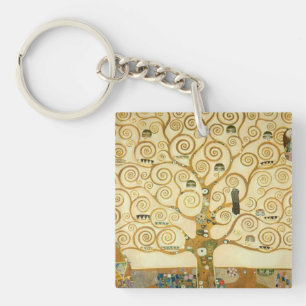 Tree of Life by Gustav Klimt Key Ring