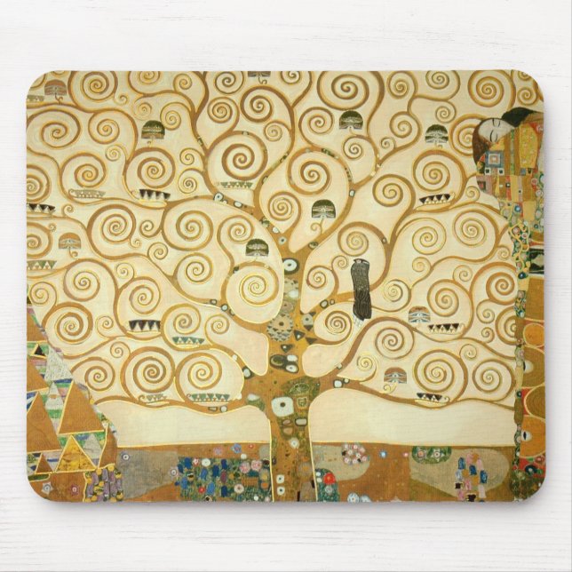 Tree of Life by Gustav Klimt Mouse Mat (Front)