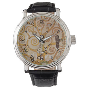 Tree of Life by Gustav Klimt, Stylised Art Nouveau Watch