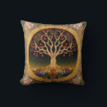 Tree of Life by kedoki Floral Vintage embroidery Cushion<br><div class="desc">Tree of Life by kedoki Floral Vintage embroidery</div>