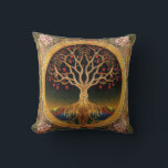 Tree of Life by kedoki Floral Vintage embroidery Cushion<br><div class="desc">Tree of Life by kedoki Floral Vintage embroidery</div>