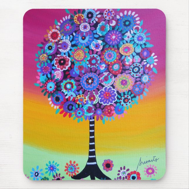 tree of life by prisarts mouse mat (Front)