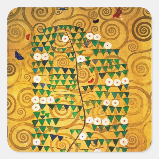 Tree of Life  c.1905-09 Square Sticker (Front)