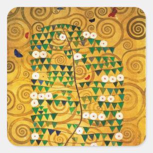 Tree of Life  c.1905-09 Square Sticker