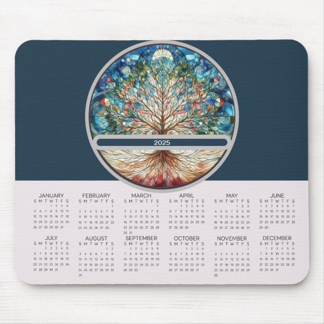 Tree of Life Calendar Mouse Mat (Front)