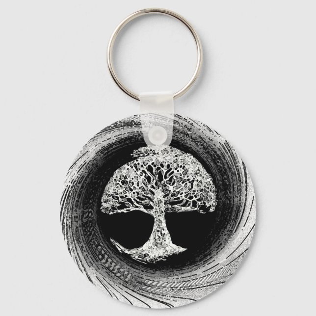 Tree of Life Calmness Within Key Ring (Front)