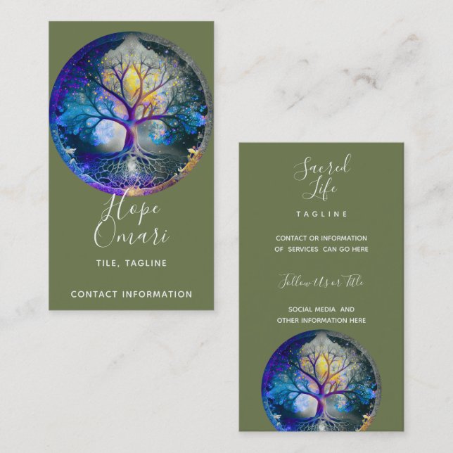 Tree of Life | Celestial Business Card (Front/Back)