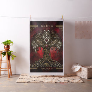 Tree of Life – Celtic Gothic Steampunk Fabric