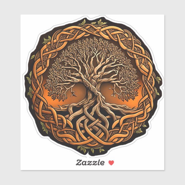 Tree of Life Celtic Knot Sticker (Sheet)
