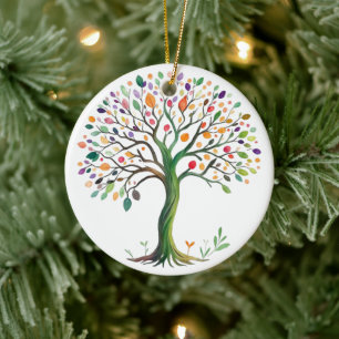 Tree of Life Ceramic Tree Decoration