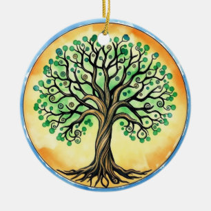 Tree of Life Ceramic Tree Decoration